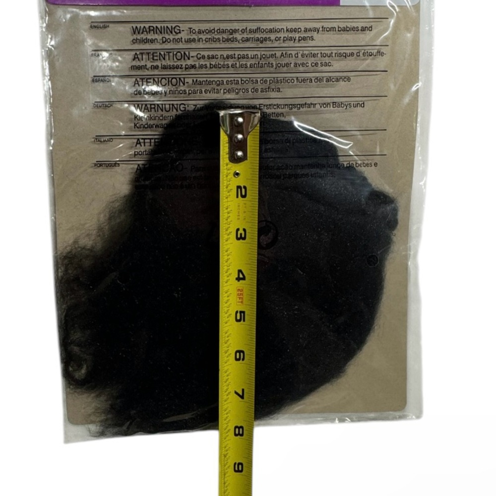 Rubie’s black colored farmer’s beard with elastic band brand new in packaging! - Picture 3 of 6